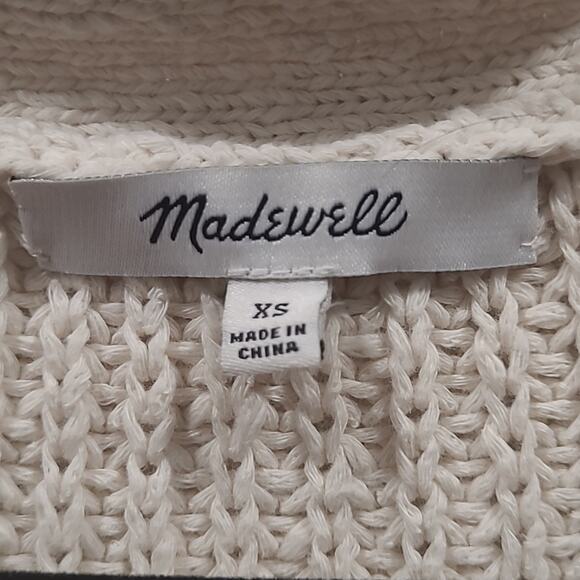 Madewell Dip-Dye Pink Ombre Courtland Cardigan Sweater - Picture 10 of 13